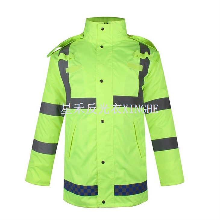 নিরাপত্তা প্রতিফলিত রেইনকোট